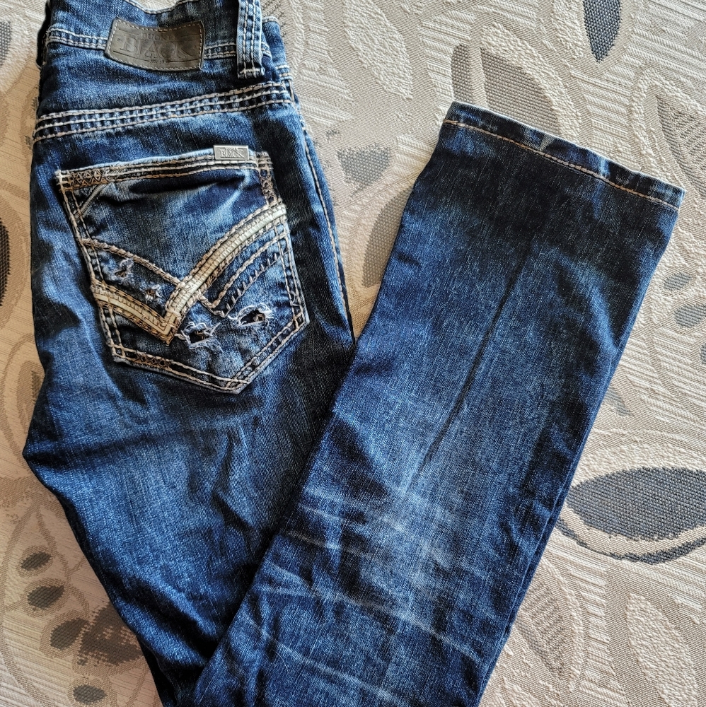 Buckle Black Jeans